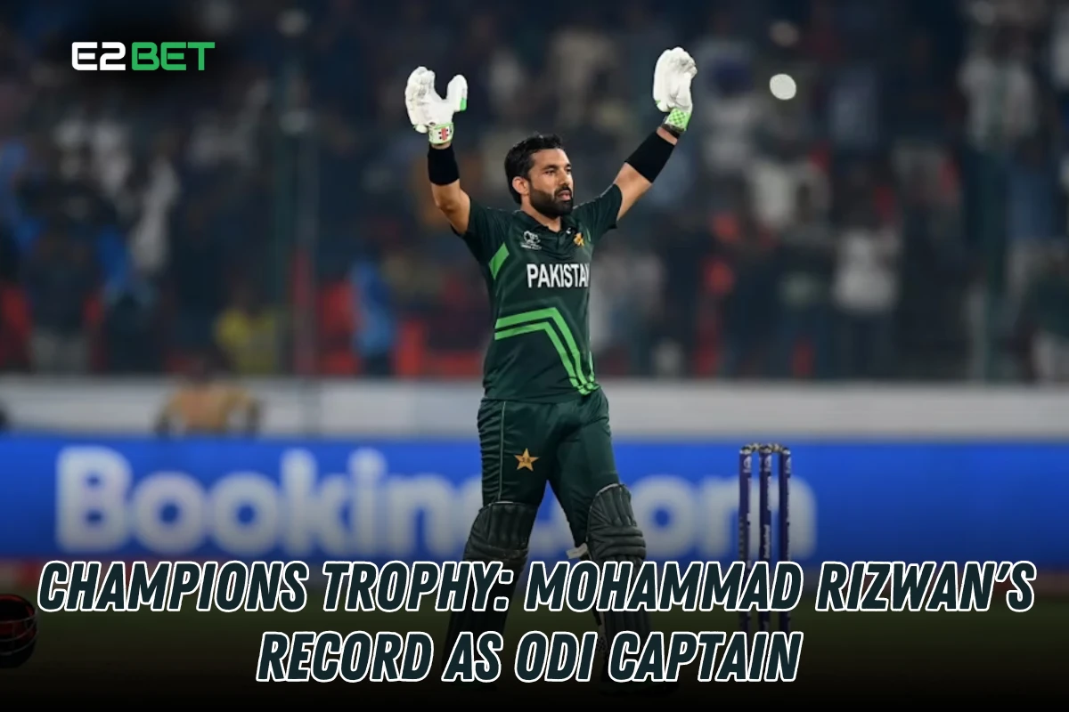 Champions Trophy: Mohammad Rizwan's ODI Captaincy Record & Stats

