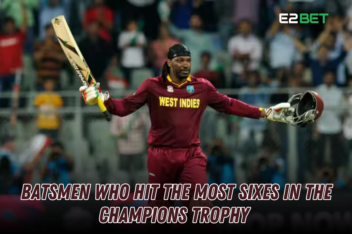 Batsmen with Most Sixes in Champions Trophy History