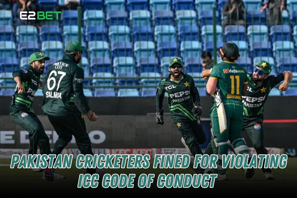 Pakistan Cricketers Fined for Violating ICC Code of Conduct