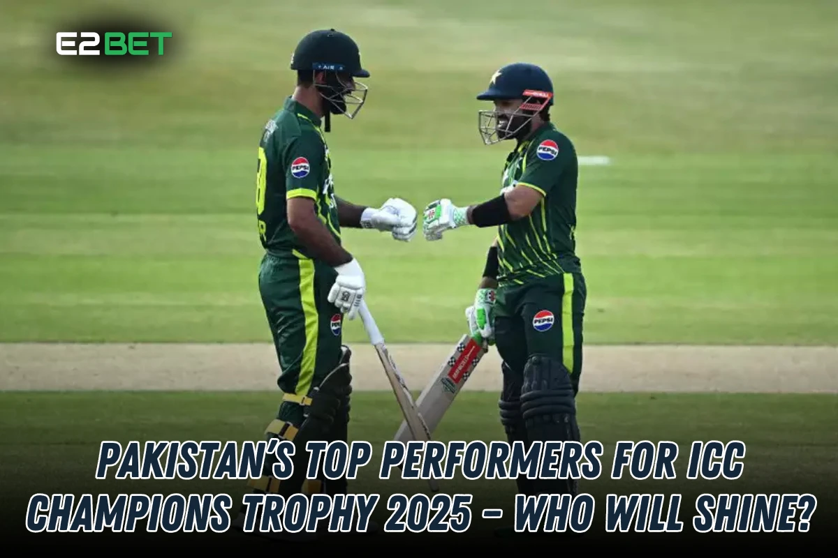 Pakistan’s Top Performers for ICC Champions Trophy 2025