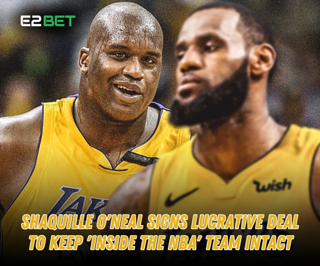 Shaquille O'Neal Signs Lucrative Deal to Keep Inside the NBA Team Intact